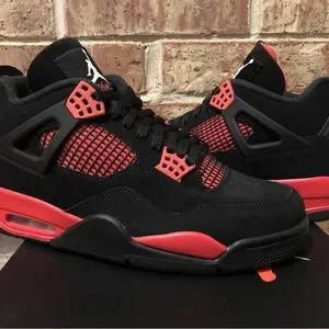 Size 10 - Red Thunders 4s [Brand New Condition] 100% Authentic Nike Air Jordan 4 Retro Red Thunder, Size 10.5 (CT8527-016  main image 2